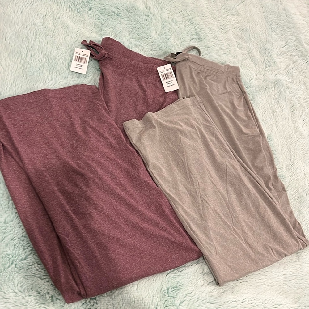 Wide leg lounge pants